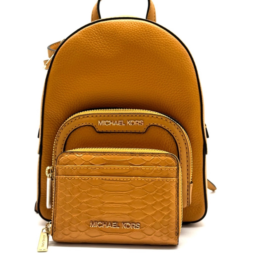 Michael Kors Jaycee Extra-Small Signature Logo Backpack & Matching Za Card Case